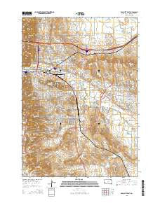 Rapid City East South Dakota Current topographic map, 1:24000 scale, 7.5 X 7.5 Minute, Year 2015
