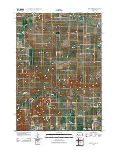 Rapid City NW South Dakota Historical topographic map, 1:24000 scale, 7.5 X 7.5 Minute, Year 2012