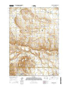Rapid City NW South Dakota Current topographic map, 1:24000 scale, 7.5 X 7.5 Minute, Year 2015