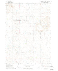 Rattlesnake Butte West South Dakota Historical topographic map, 1:24000 scale, 7.5 X 7.5 Minute, Year 1971