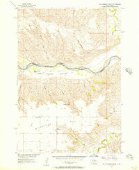 Rattlesnake Lake SE South Dakota Historical topographic map, 1:24000 scale, 7.5 X 7.5 Minute, Year 1955