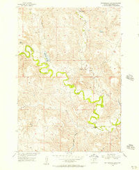 Rattlesnake Lake South Dakota Historical topographic map, 1:24000 scale, 7.5 X 7.5 Minute, Year 1955