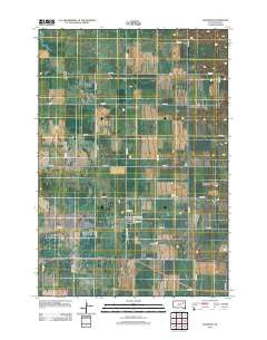 Raymond South Dakota Historical topographic map, 1:24000 scale, 7.5 X 7.5 Minute, Year 2012