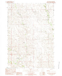 Red Scaffold South Dakota Historical topographic map, 1:24000 scale, 7.5 X 7.5 Minute, Year 1982