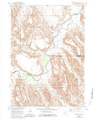 Red Shirt NE South Dakota Historical topographic map, 1:24000 scale, 7.5 X 7.5 Minute, Year 1951