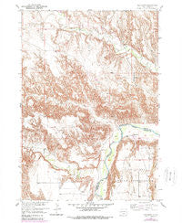 Red Shirt South Dakota Historical topographic map, 1:24000 scale, 7.5 X 7.5 Minute, Year 1951