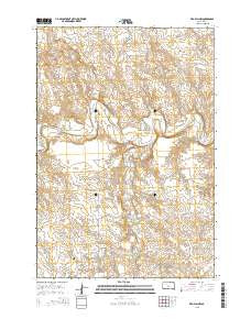 Red Elm NW South Dakota Current topographic map, 1:24000 scale, 7.5 X 7.5 Minute, Year 2015