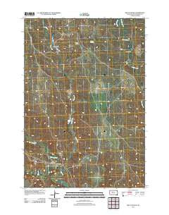 Red Scaffold South Dakota Historical topographic map, 1:24000 scale, 7.5 X 7.5 Minute, Year 2012