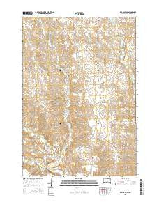 Red Scaffold South Dakota Current topographic map, 1:24000 scale, 7.5 X 7.5 Minute, Year 2015