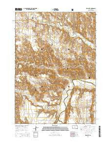 Red Shirt South Dakota Current topographic map, 1:24000 scale, 7.5 X 7.5 Minute, Year 2015