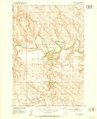 Redelm NW South Dakota Historical topographic map, 1:24000 scale, 7.5 X 7.5 Minute, Year 1951