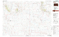 Redig South Dakota Historical topographic map, 1:100000 scale, 30 X 60 Minute, Year 1980