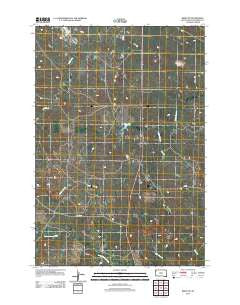 Redig NE South Dakota Historical topographic map, 1:24000 scale, 7.5 X 7.5 Minute, Year 2012