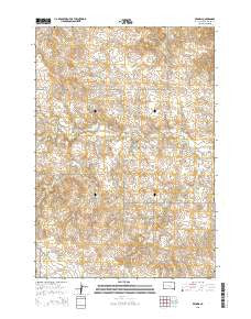 Redowl South Dakota Current topographic map, 1:24000 scale, 7.5 X 7.5 Minute, Year 2015