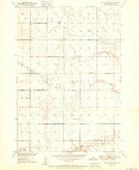 Ree Heights NE South Dakota Historical topographic map, 1:24000 scale, 7.5 X 7.5 Minute, Year 1951