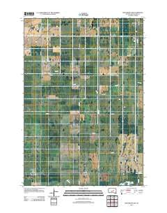 Ree Heights NW South Dakota Historical topographic map, 1:24000 scale, 7.5 X 7.5 Minute, Year 2012