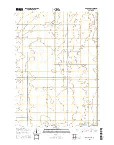 Ree Heights NW South Dakota Current topographic map, 1:24000 scale, 7.5 X 7.5 Minute, Year 2015
