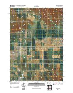 Reliance South Dakota Historical topographic map, 1:24000 scale, 7.5 X 7.5 Minute, Year 2012