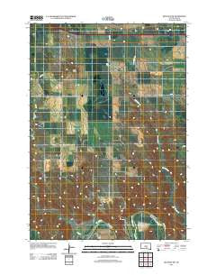 Reliance SW South Dakota Historical topographic map, 1:24000 scale, 7.5 X 7.5 Minute, Year 2012
