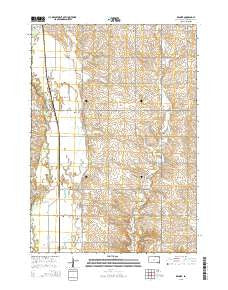 Renner South Dakota Current topographic map, 1:24000 scale, 7.5 X 7.5 Minute, Year 2015