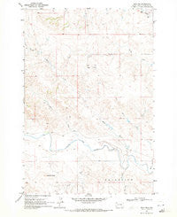 Reva NE South Dakota Historical topographic map, 1:24000 scale, 7.5 X 7.5 Minute, Year 1969