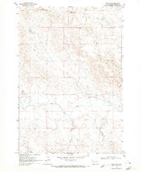 Reva NW South Dakota Historical topographic map, 1:24000 scale, 7.5 X 7.5 Minute, Year 1969
