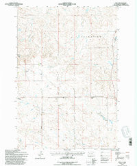 Reva South Dakota Historical topographic map, 1:24000 scale, 7.5 X 7.5 Minute, Year 1993