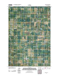 Revillo South Dakota Historical topographic map, 1:24000 scale, 7.5 X 7.5 Minute, Year 2012