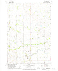 Revillo South Dakota Historical topographic map, 1:24000 scale, 7.5 X 7.5 Minute, Year 1973