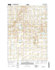 Rice Lake South Dakota Current topographic map, 1:24000 scale, 7.5 X 7.5 Minute, Year 2015