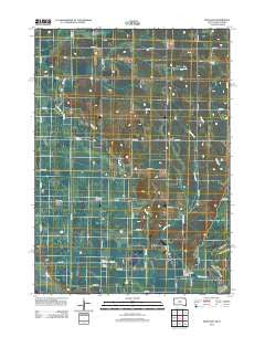 Richland South Dakota Historical topographic map, 1:24000 scale, 7.5 X 7.5 Minute, Year 2012
