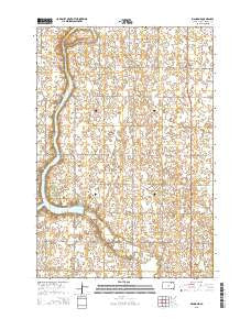 Richmond South Dakota Current topographic map, 1:24000 scale, 7.5 X 7.5 Minute, Year 2015