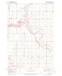 Richmond NE South Dakota Historical topographic map, 1:24000 scale, 7.5 X 7.5 Minute, Year 1952