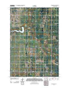 Richmond NE South Dakota Historical topographic map, 1:24000 scale, 7.5 X 7.5 Minute, Year 2012