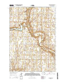 Richmond NE South Dakota Current topographic map, 1:24000 scale, 7.5 X 7.5 Minute, Year 2015