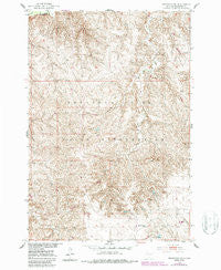Ridgeview NE South Dakota Historical topographic map, 1:24000 scale, 7.5 X 7.5 Minute, Year 1951