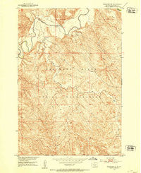 Ridgeview NW South Dakota Historical topographic map, 1:24000 scale, 7.5 X 7.5 Minute, Year 1951
