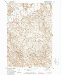 Ridgeview NW South Dakota Historical topographic map, 1:24000 scale, 7.5 X 7.5 Minute, Year 1951