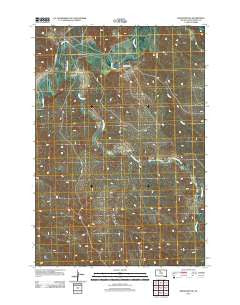 Ridgeview NW South Dakota Historical topographic map, 1:24000 scale, 7.5 X 7.5 Minute, Year 2012