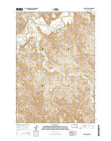 Ridgeview NW South Dakota Current topographic map, 1:24000 scale, 7.5 X 7.5 Minute, Year 2015