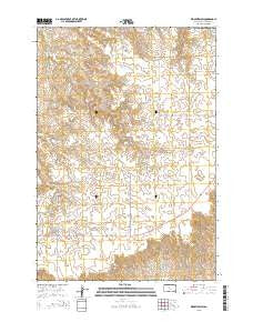 Ridgeview SW South Dakota Current topographic map, 1:24000 scale, 7.5 X 7.5 Minute, Year 2015