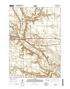 Riverside South Dakota Current topographic map, 1:24000 scale, 7.5 X 7.5 Minute, Year 2015