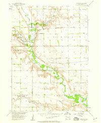 Riverside South Dakota Historical topographic map, 1:24000 scale, 7.5 X 7.5 Minute, Year 1957