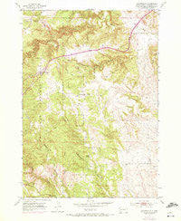 Rockerville South Dakota Historical topographic map, 1:24000 scale, 7.5 X 7.5 Minute, Year 1954