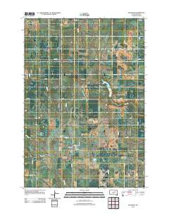 Rockham South Dakota Historical topographic map, 1:24000 scale, 7.5 X 7.5 Minute, Year 2012