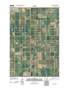 Rockham SW South Dakota Historical topographic map, 1:24000 scale, 7.5 X 7.5 Minute, Year 2012