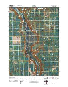 Rockport Colony South Dakota Historical topographic map, 1:24000 scale, 7.5 X 7.5 Minute, Year 2012