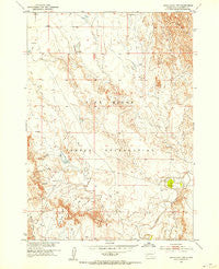 Rockyford NW South Dakota Historical topographic map, 1:24000 scale, 7.5 X 7.5 Minute, Year 1951