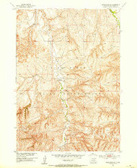Rockyford SE South Dakota Historical topographic map, 1:24000 scale, 7.5 X 7.5 Minute, Year 1951