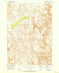 Rockyford SW South Dakota Historical topographic map, 1:24000 scale, 7.5 X 7.5 Minute, Year 1951